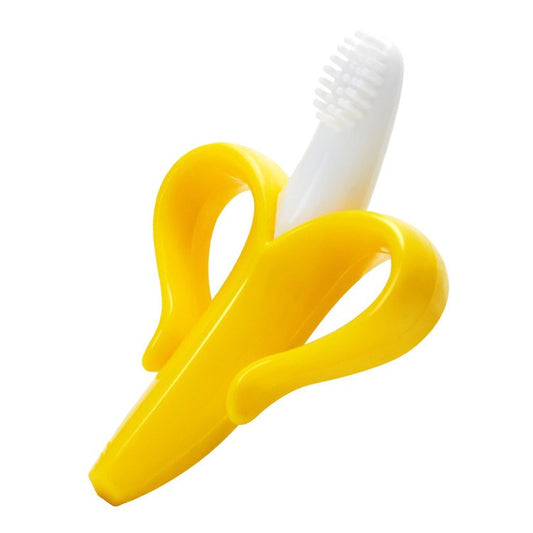 Maternal and Infant Products Baby Banana Gum Tooth Grinder Bite Food Silicone Fruit Gum Baby Training Toothbrush