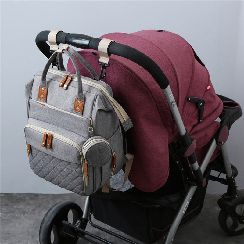 New Large Capacity Backpack Portable Mother And Baby Bag Travel Mommy Bag Diaper Bag